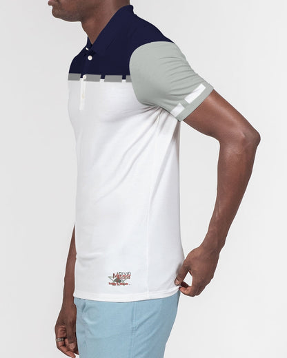 OG by Marvin Jeans and Trinity D Marvin Men's Slim Fit Short Sleeve Polo