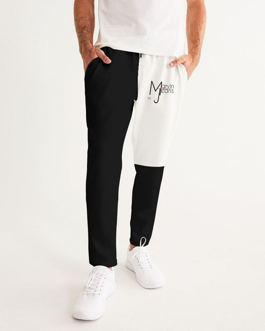 Black and white by Trinity D.  Marvin Men's Joggers