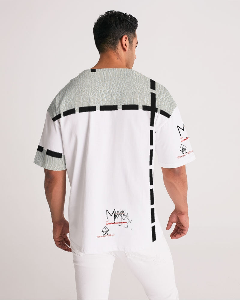 Flawless gator white by Marvin Jeans and Trinity D Marvin Men's Premium Heavyweight Tee