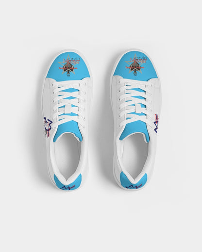 Logo's loud blue by Marvin Jeans and Trinity D Marvin Men's Faux-Leather Sneaker