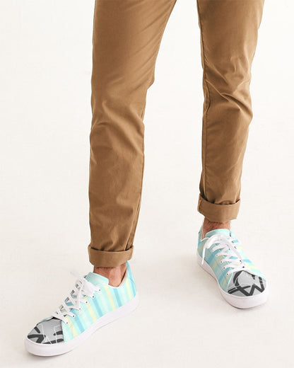 Pin stripes BY MARVIN JEANS Men's Faux-Leather Sneaker