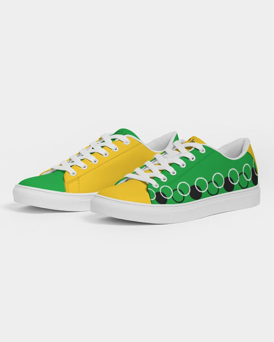 Lemon Lime Green Bay BY MARVIN JEANS Men's Faux-Leather Sneaker