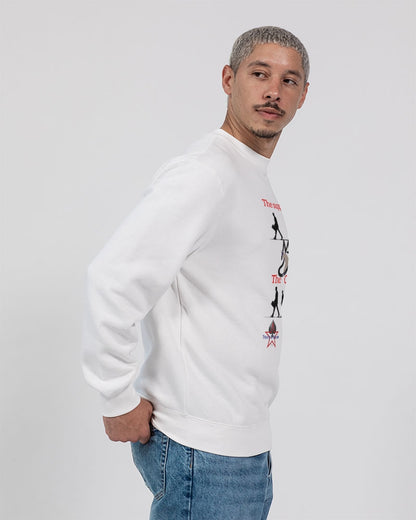 Dry support by Marvin Jeans and Trinity D Marvin Unisex Premium Crewneck Sweatshirt | Lane Seven