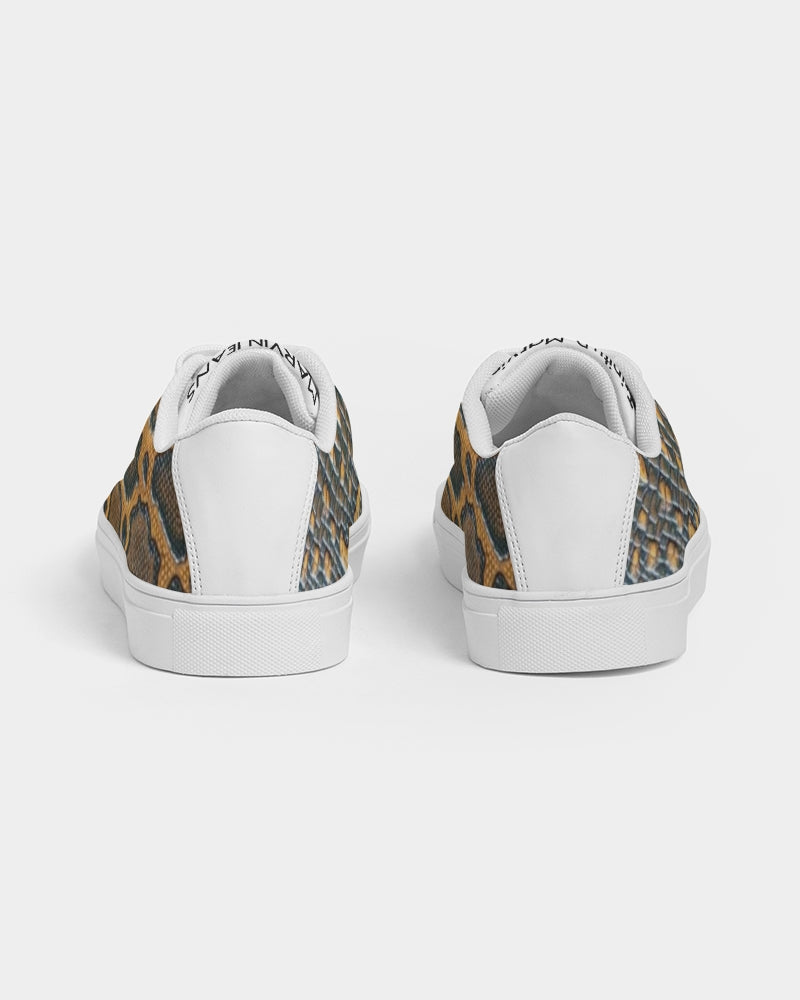 Calf print Men's Faux-Leather Sneaker
