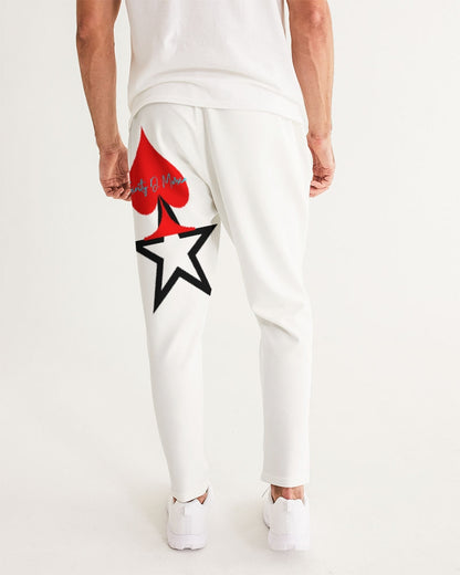 All white MJ by Marvin Jeans and Trinity D Marvin Men's Joggers