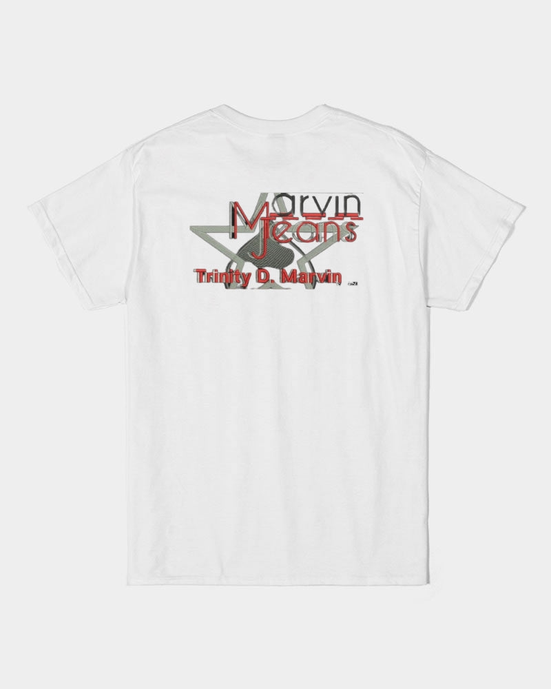 Lemon Lime all white by Marvin Jeans and Trinity D Marvin Unisex Ultra Cotton T-Shirt | Gildan