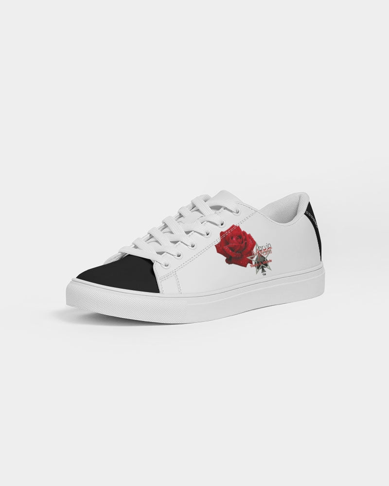 Red rose by Marvin Jeans and Trinity D Marvin Men's Faux-Leather Sneaker