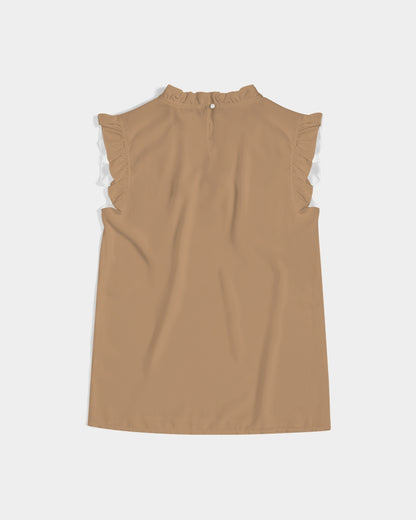 In da mix by Marvin Jeans and Trinity D Marvin Women's Ruffle Sleeve Top