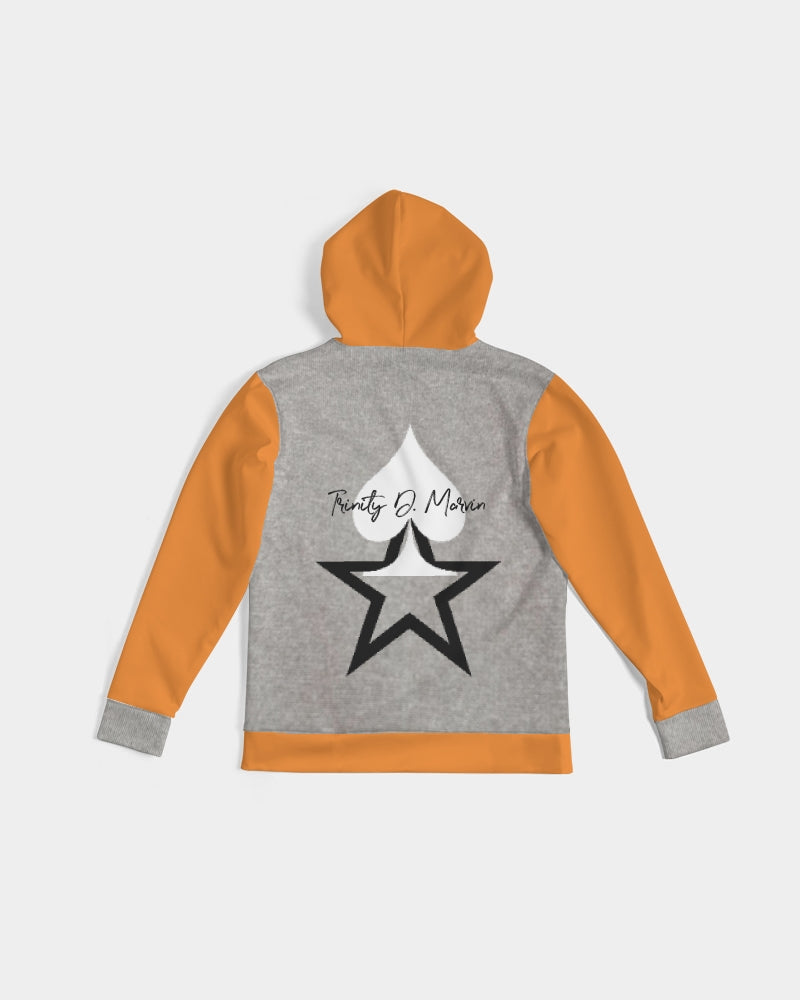 Cool grey orange by Marvin Jeans and Trinity D Marvin Men's Hoodie