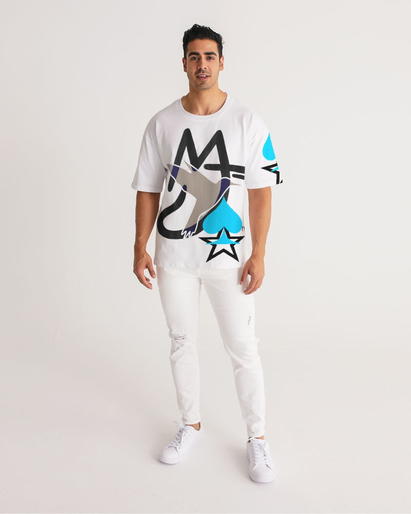 Two logo's BY MARVIN JEANS Men's Premium Heavyweight Tee