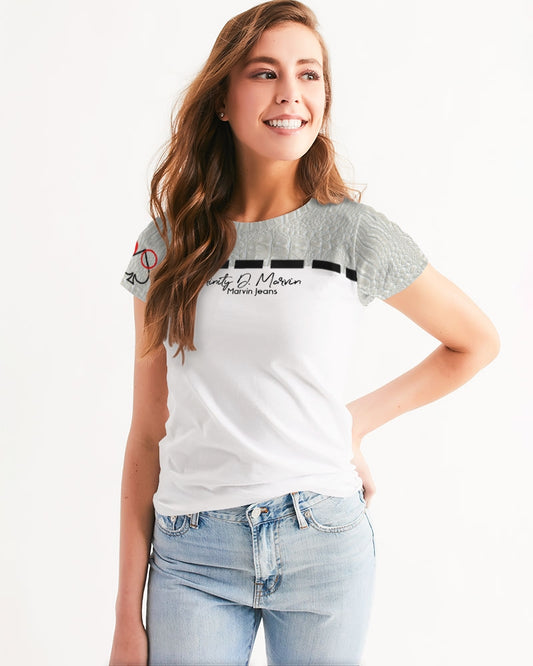 Gator white by Trinity D. Marvin Women's Tee