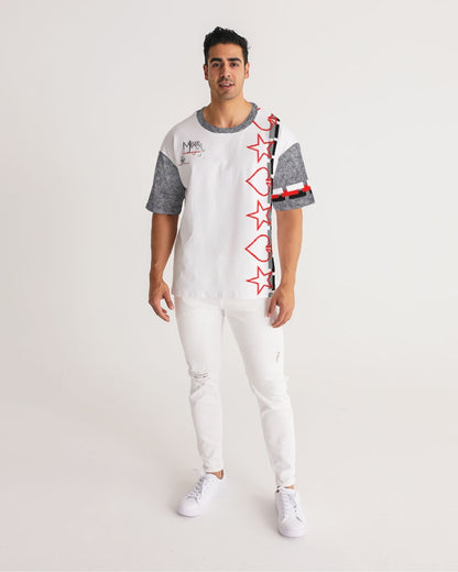 Wool sleeve by Marvin Jeans and Trinity D Marvin Men's Premium Heavyweight Tee