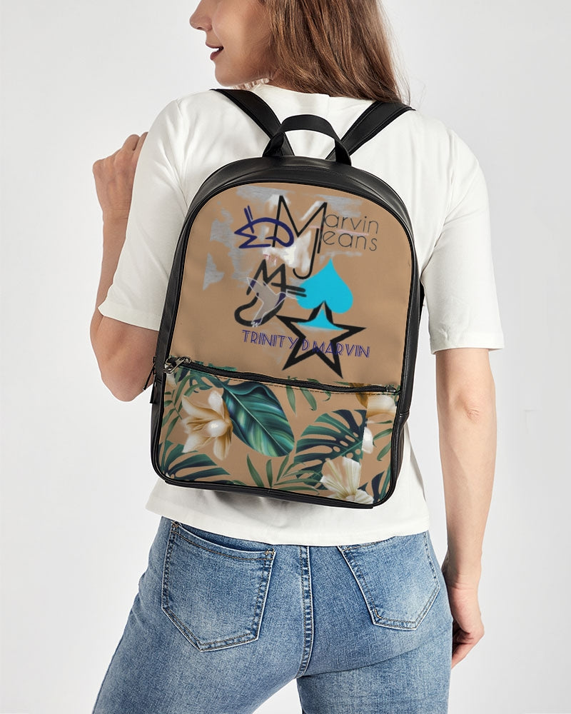 Rosewood Classic Faux Leather Backpack