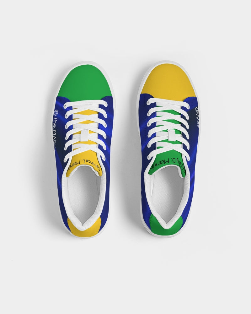 GREATER Men's Faux-Leather Sneaker