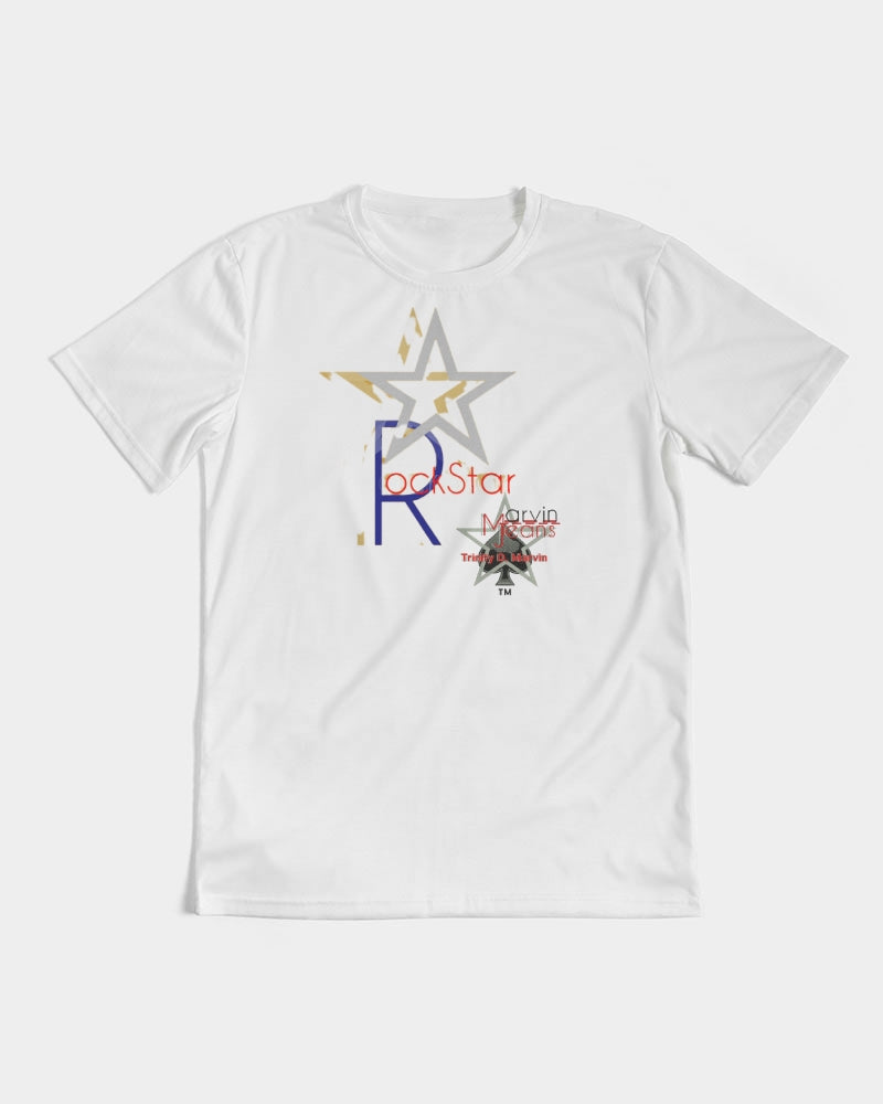 Rockstar all white by Marvin Jeans and Trinity D Marvin Men's Tee
