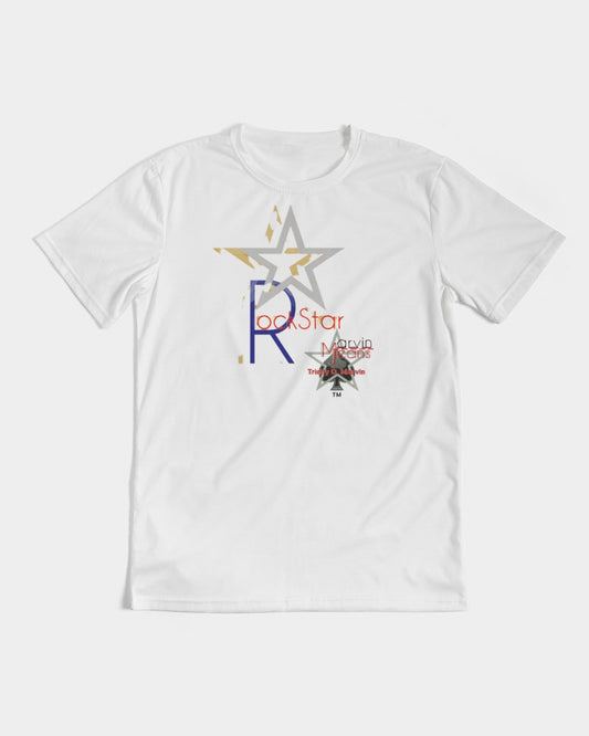 Rockstar all white by Marvin Jeans and Trinity D Marvin Men's Tee