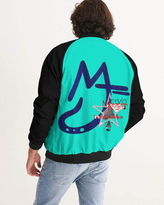 Dark mint 2 by Marvin Jeans and Trinity D Marvin Men's Bomber Jacket
