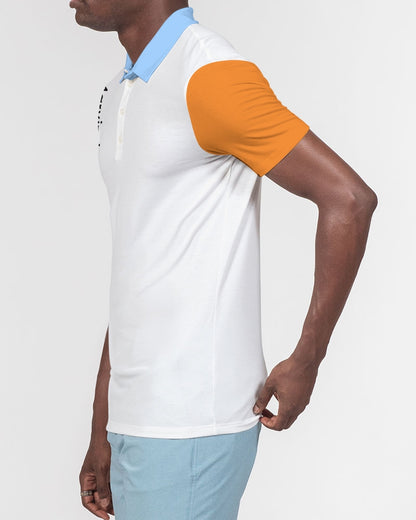 Color tide 1.0 by Marvin Jeans and Trinity D Marvin Men's Slim Fit Short Sleeve Polo