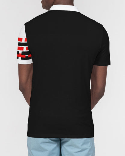 Blackstone (Black excellence) by Marvin Jeans and Trinity D Marvin Men's Slim Fit Short Sleeve Polo