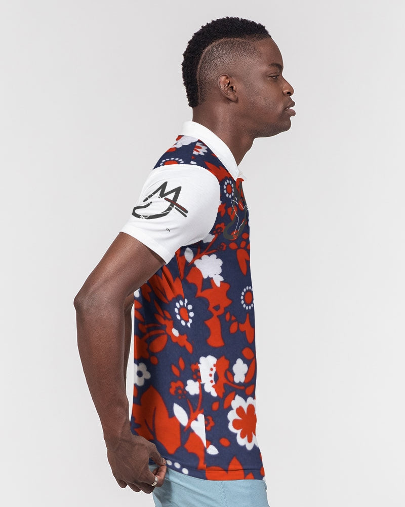 Rosemary by Marvin Jeans and Trinity D Marvin Men's Slim Fit Short Sleeve Polo