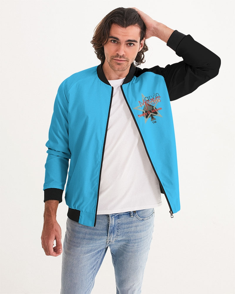 Loud blue by Marvin Jeans and Trinity D Marvin Men's Bomber Jacket