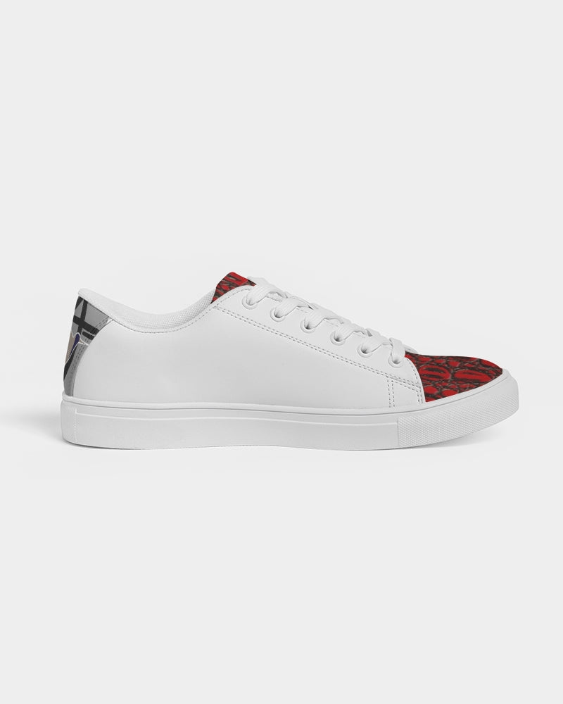 Gator red by Trinity D Marvin Men's Faux-Leather Sneaker