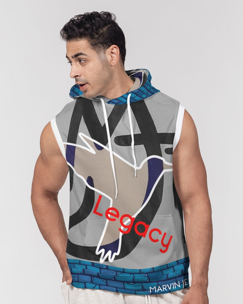 Brick city Legacy by Marvin Jeans Men's Premium Heavyweight Sleeveless Hoodie