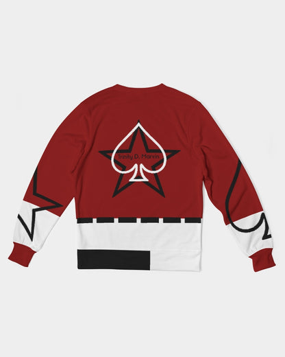 Maroon Men's Classic French Terry Crewneck Pullover