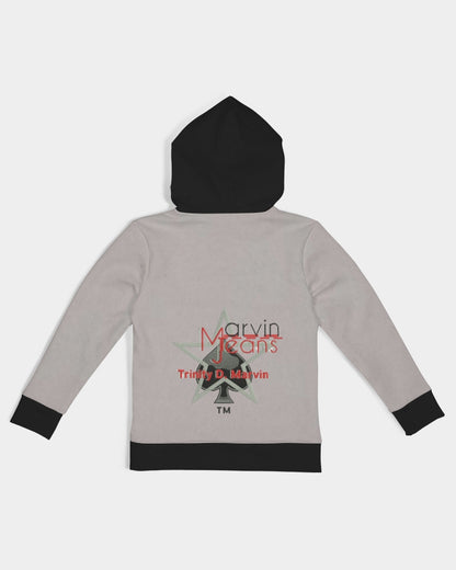 Light grey by Marvin Jeans and Trinity D Marvin Kids Hoodie