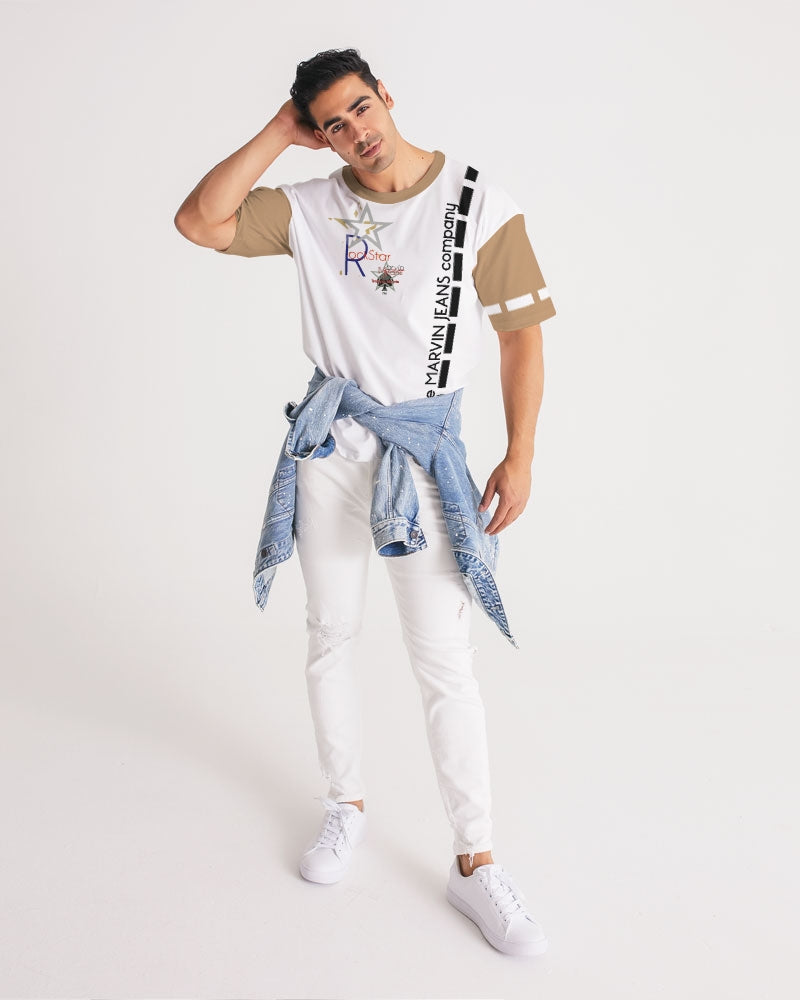 Rockstar by Marvin Jeans and Trinity D Marvin Men's Premium Heavyweight Tee