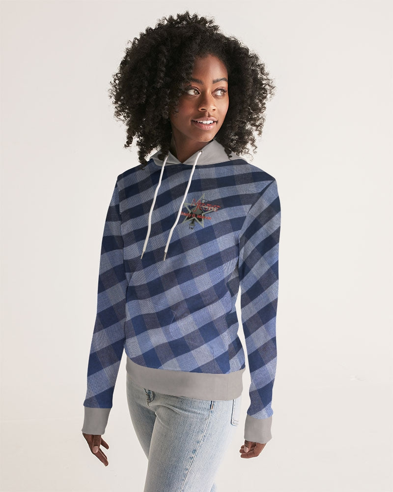 Blue stripes by Marvin Jeans and Trinity D Marvin Women's Hoodie
