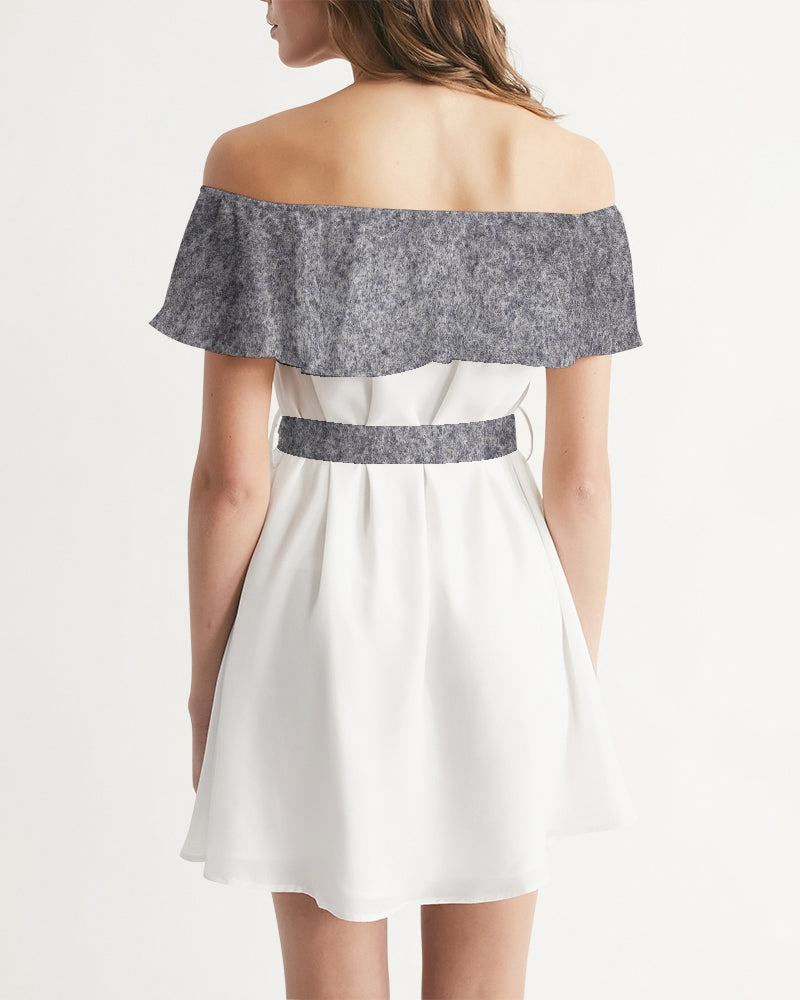 Wool by Marvin Jeans and Trinity D Marvin Women's Off-Shoulder Dress