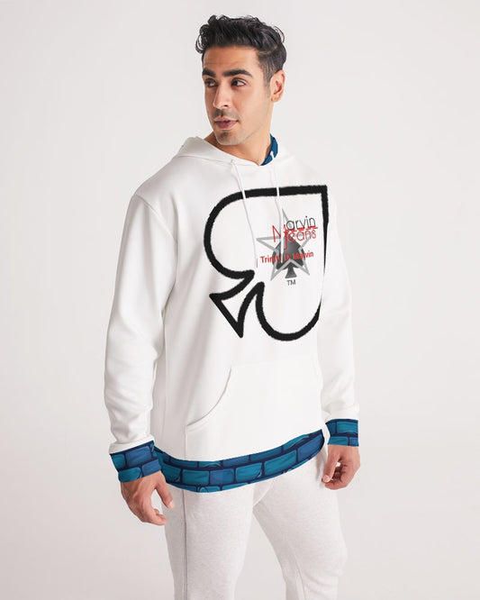 Blue brick by Marvin Jeans and Trinity D.Marvin Men's Hoodie