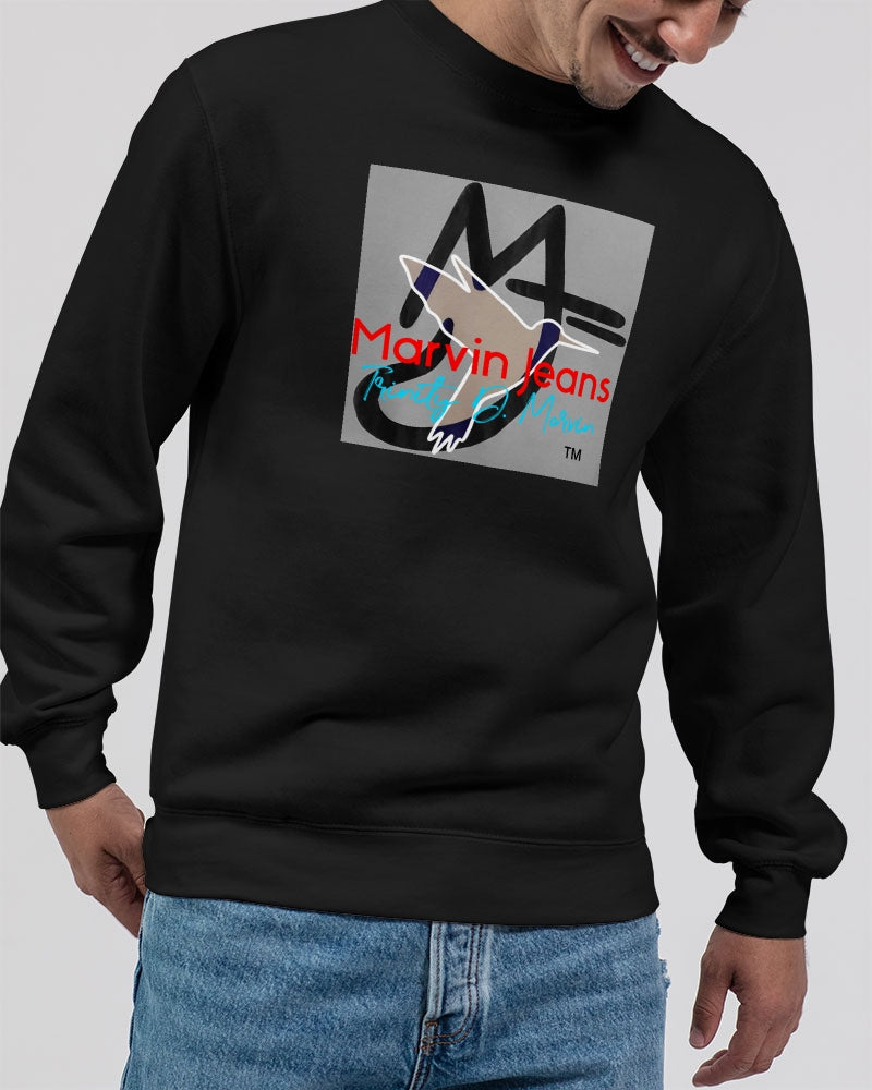 Black by Marvin Jeans and Trinity D Marvin Unisex Premium Crewneck Sweatshirt | Lane Seven