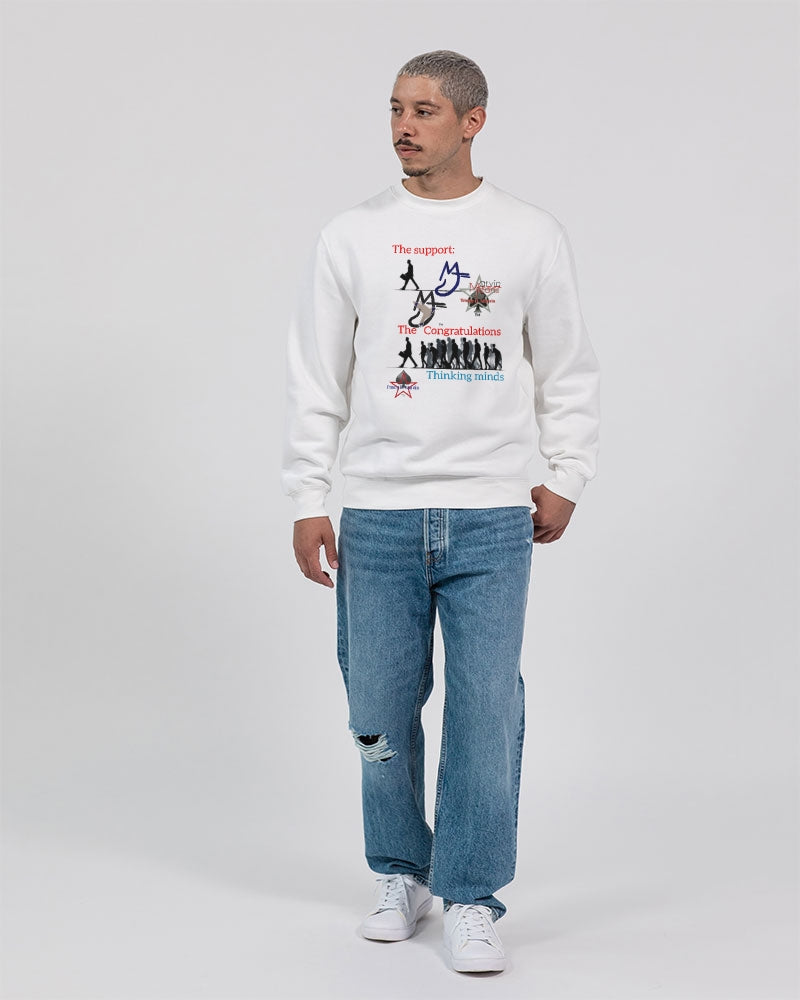 Dry support by Marvin Jeans and Trinity D Marvin Unisex Premium Crewneck Sweatshirt | Lane Seven