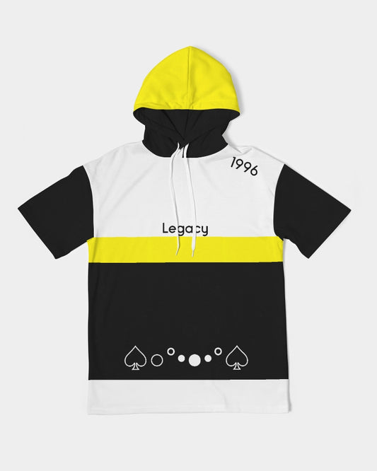 Black Legacy by Marvin Jeans Men's Premium Heavyweight Short Sleeve Hoodie