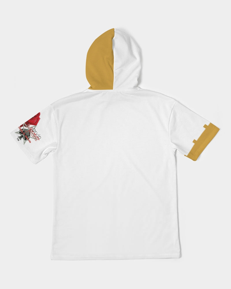 Red rose gold Men's Premium Heavyweight Short Sleeve Hoodie