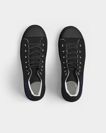 Black Legacy MJ BY MARVIN JEANS Men's Hightop Canvas Shoe - Black