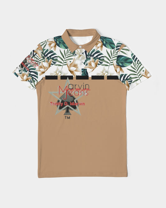Rosewood by Marvin Jeans and Trinity D Marvin Men's Slim Fit Short Sleeve Polo