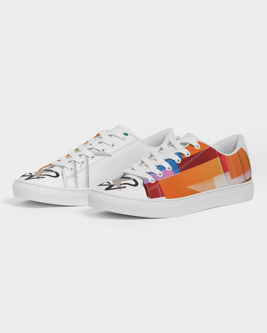Combo print by Marvin Jeans and Trinity D Marvin Men's Faux-Leather Sneaker
