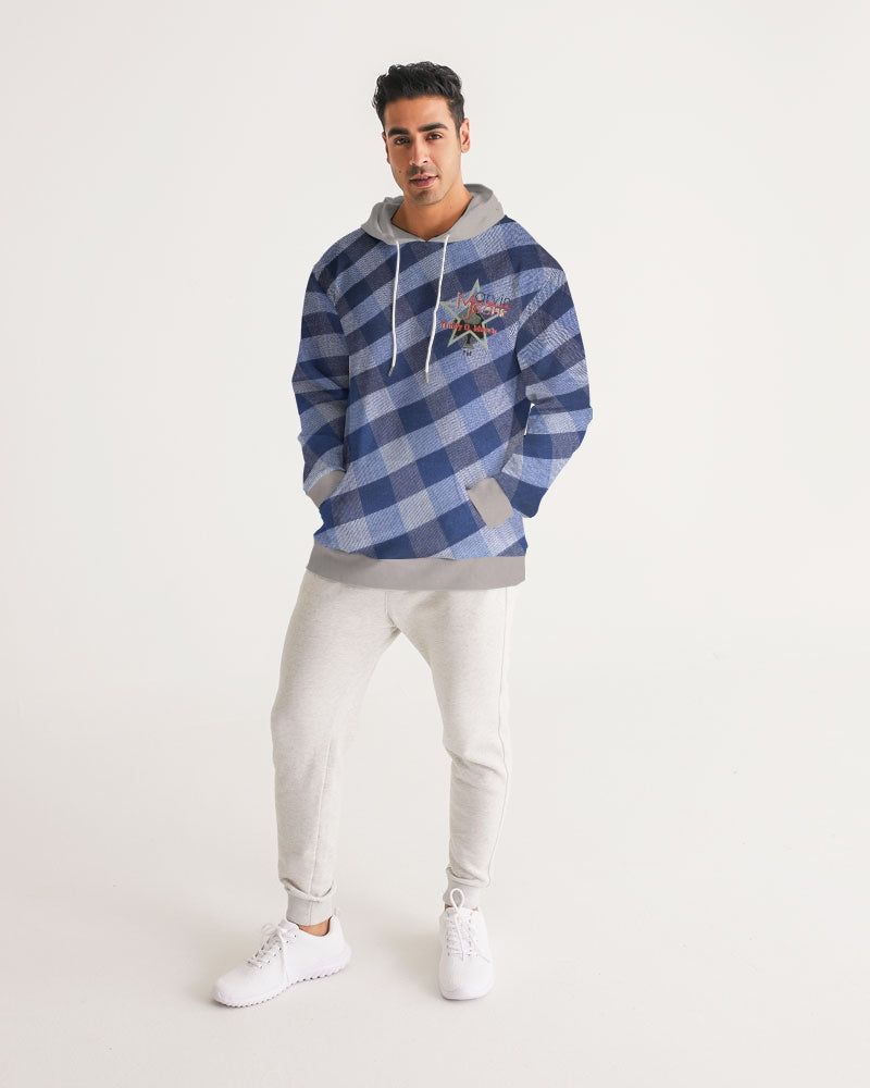 Blue strips by Marvin Jeans and Trinity D Marvin Men's Hoodie