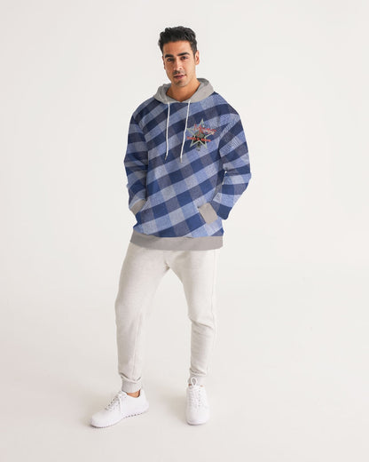 Blue strips by Marvin Jeans and Trinity D Marvin Men's Hoodie