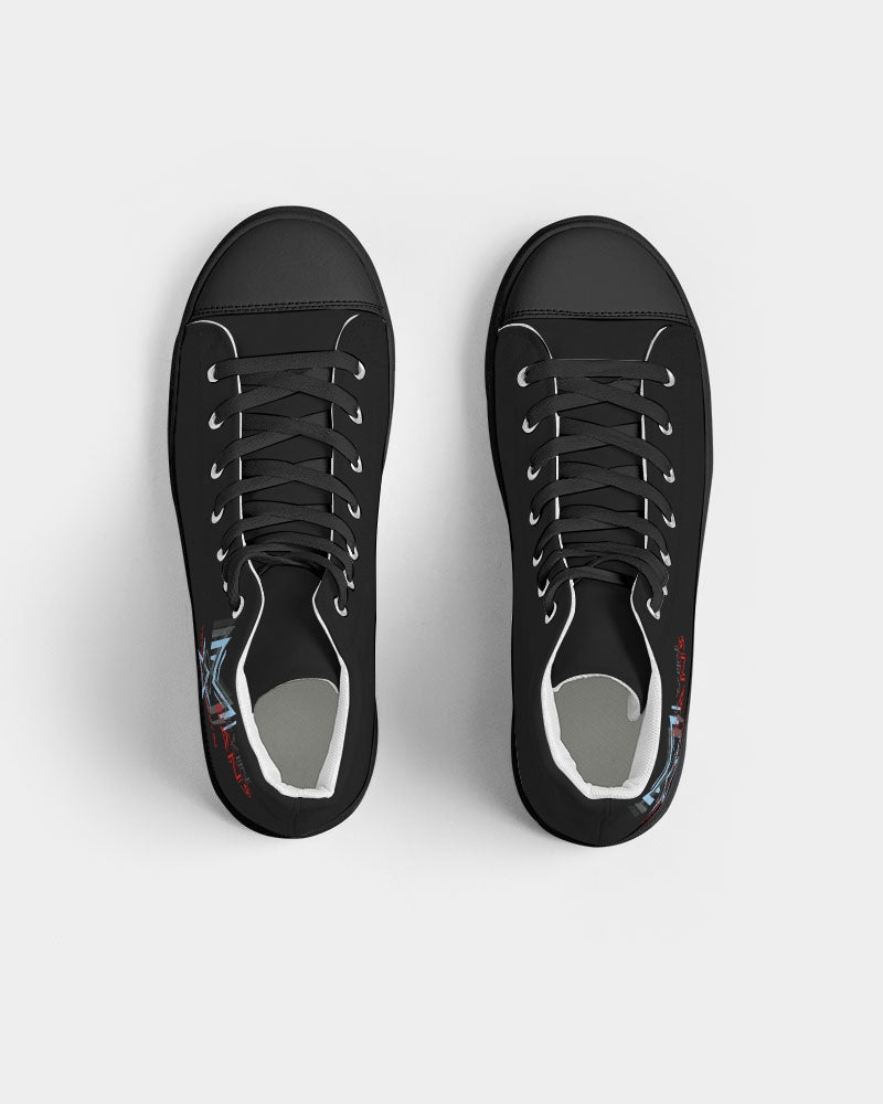 Above greatness by Trinity D Marvin and Marvin jeans Men's Hightop Canvas Shoe - Black