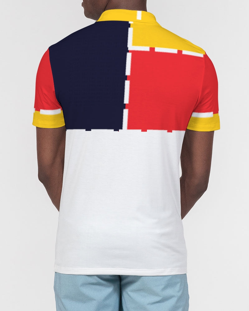 K'Kay by Marvin Jeans and Trinity D Marvin Men's Slim Fit Short Sleeve Polo