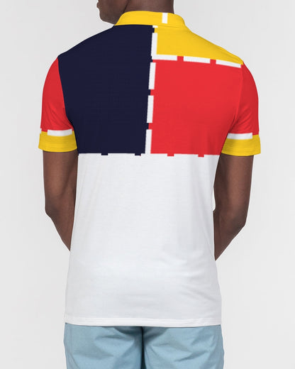 K'Kay by Marvin Jeans and Trinity D Marvin Men's Slim Fit Short Sleeve Polo