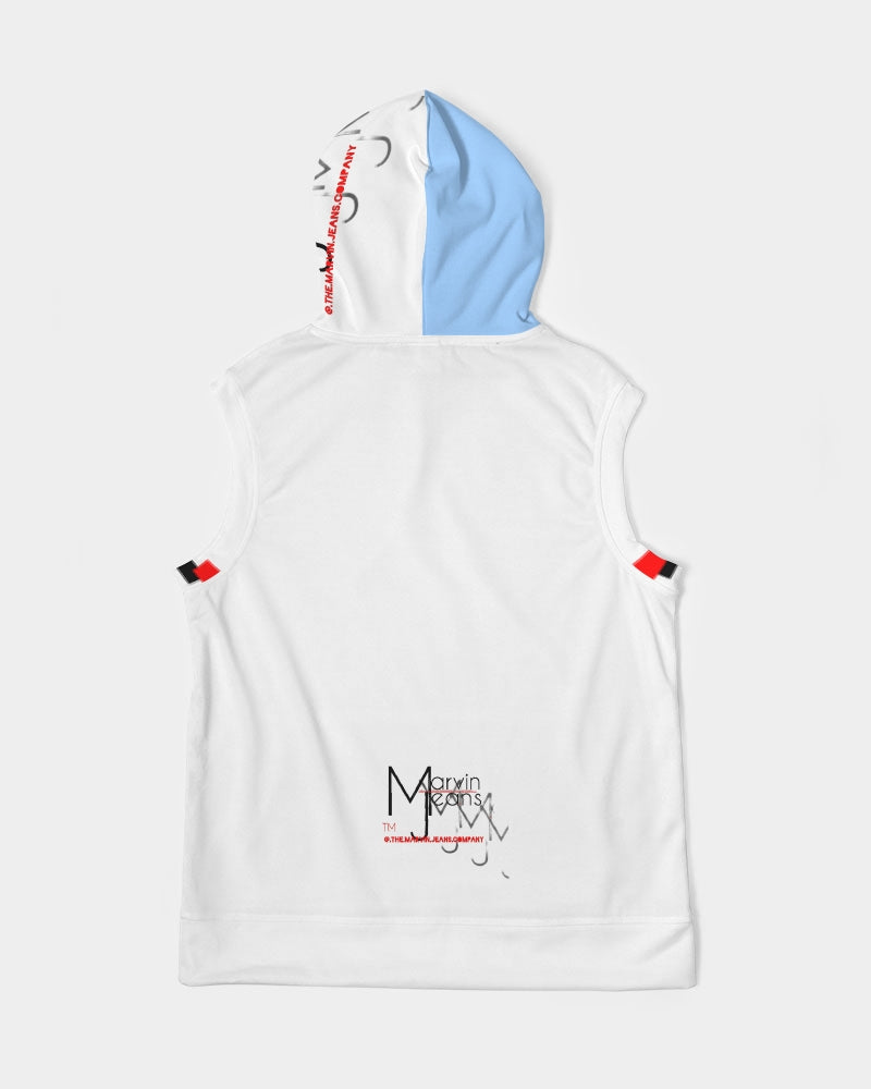 Baby blue BY MARVIN JEANS Men's Premium Heavyweight Sleeveless Hoodie