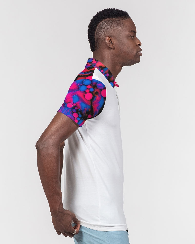 High tide by Marvin Jeans and Trinity D Marvin Men's Slim Fit Short Sleeve Polo