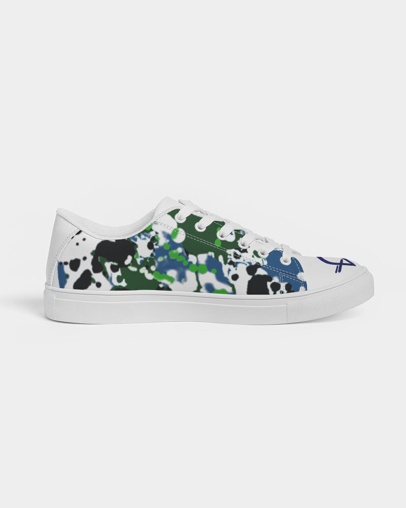 Wild splash by Marvin Jeans and Trinity D Marvin Men's Faux-Leather Sneaker