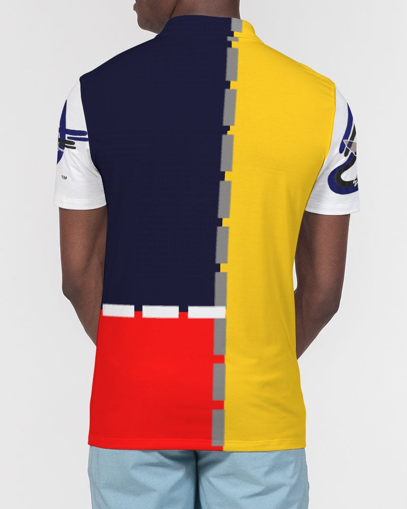 K'Kay by Marvin Jeans and Trinity D Marvin Men's Slim Fit Short Sleeve Polo