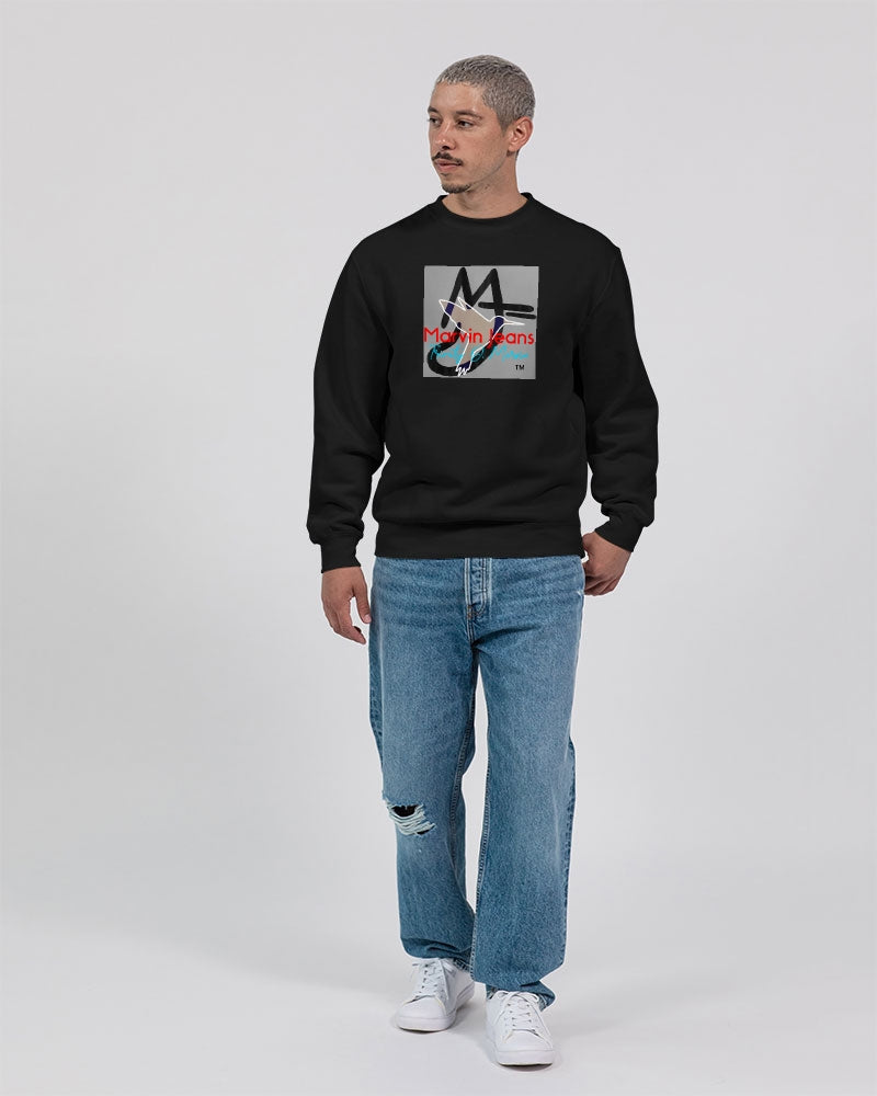 Black by Marvin Jeans and Trinity D Marvin Unisex Premium Crewneck Sweatshirt | Lane Seven
